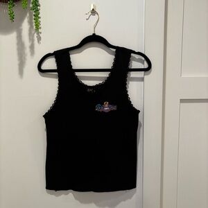 Cool Coverups 90's Orlando Florida Biketoberfest Daytona Beach Black Tank 1996 L
